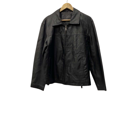 Urban Utility Mens  Size L Leather Jacket Black  