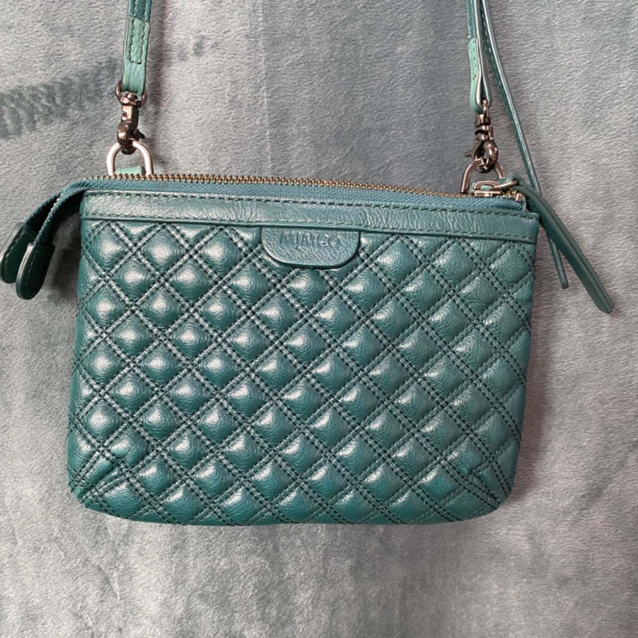 Mimco Womens Cross Body Bag Green (s)