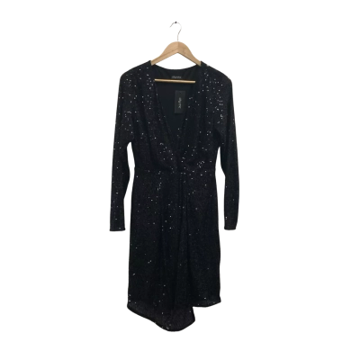 City Chic Womens  Size XXS Sequin Mini Dress Black  BNWT$149 *See Sizing Chart*