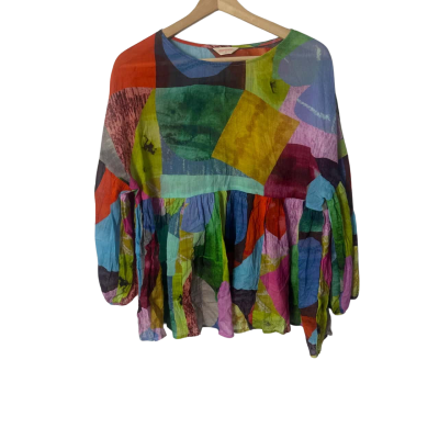 Gorman organic cotton  Size 10 Long Sleeve Top Multicoloured 