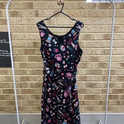 Revival Womens Fabricholic Dress -Curve Size 18 