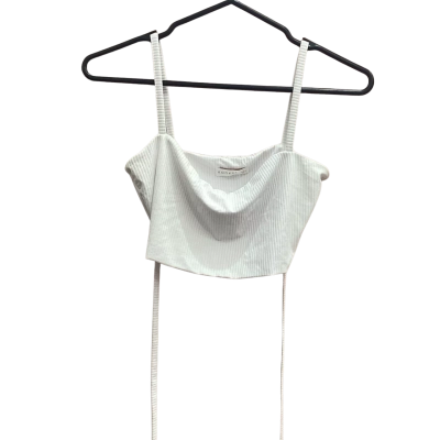 Kookai Womens Size 4 White Tie Tank Top 