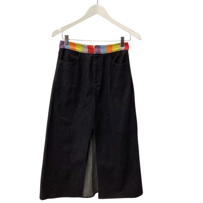 Olivia Rubin Womens  Size 8 Maxi Skirt Black  / Multicoloured 