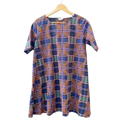 Gorman Star Crossed Lovers Dress Size 8 Black  / Multicoloured / Pattern 