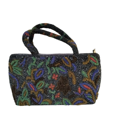 Vintage Beaded Handbag. 26×16 cms