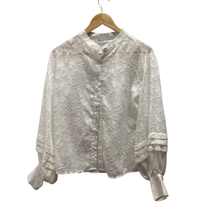 White Closet Womens  Size 10 White Top