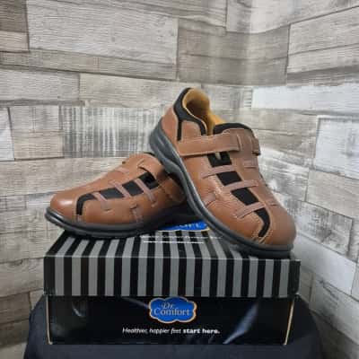  Womens Dr. COMFORT Size 6W US Brown sandal 