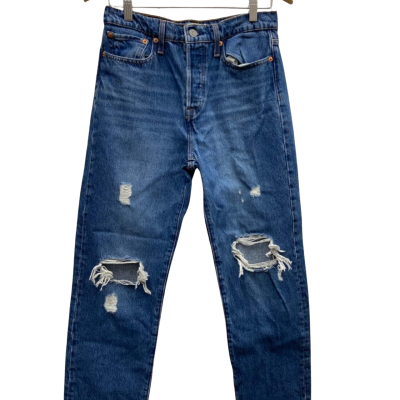 Levi's Womens  Size W28 L28 Straight Leg Jeans Blue 