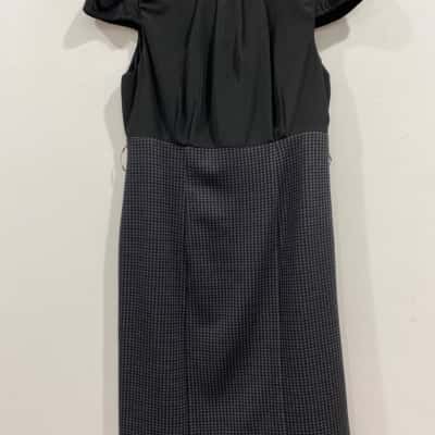 Laura Ashley Womens  Size 12 Black  / Grey Dress and Jacket 