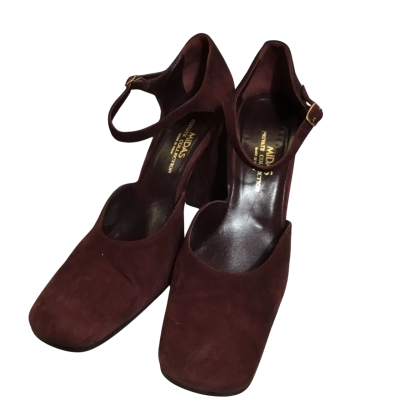 Midas Womens  Size 40 1/2 Heels Maroon 
