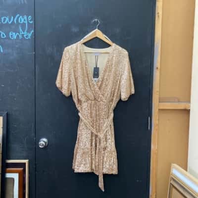 Collection Size 14 Party Dress Gold BNWT