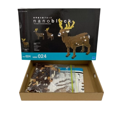 Nano Block 410 Piece Deer Puzzle 