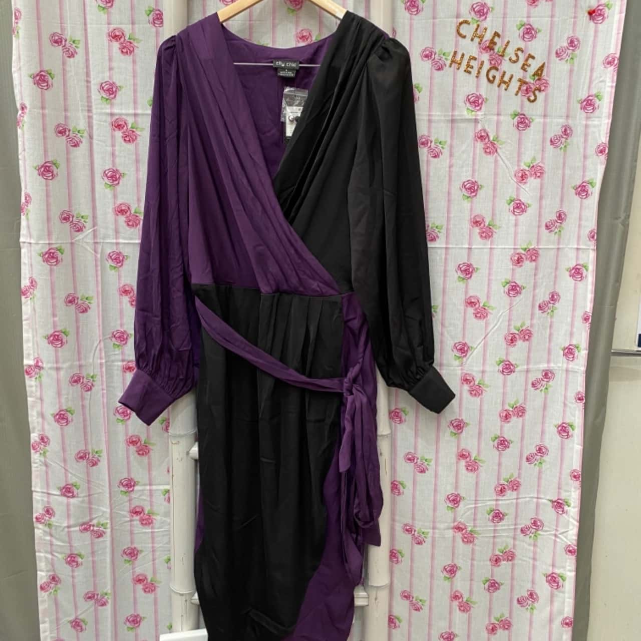 CITY CHIC Women's Chelsea Mixed Media Dress - Macy's