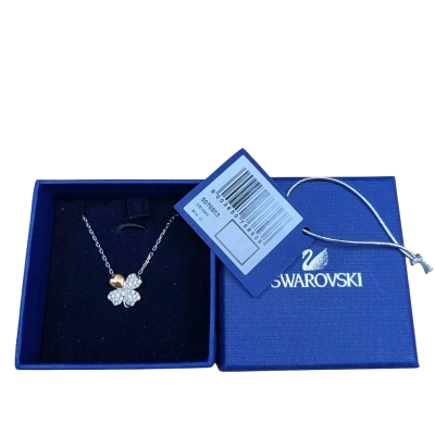 Swarovski Mixed Metal Clover Necklace (Boxed)