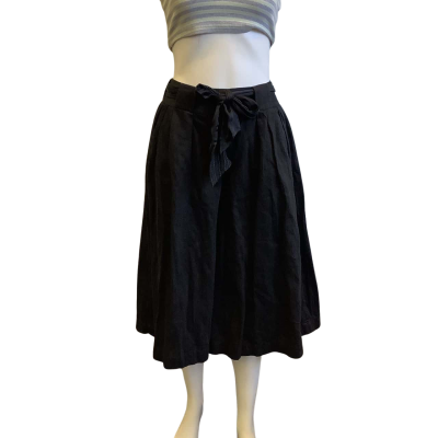BNWT Initial Women's Size 2 Wide Leg Shorts Black 