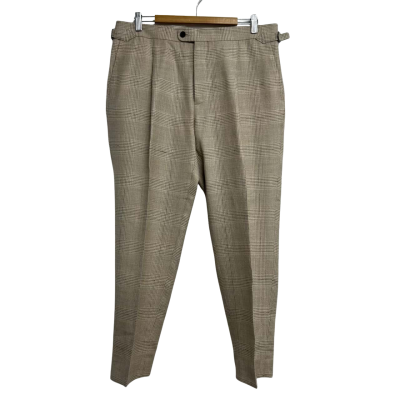 BNWT Suit Supply Mens Size 42 Checked Pants  