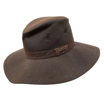 Driza-Bone Womens Size S Hat/Sunhat Brown, 100%, approximately 54cm head circumference