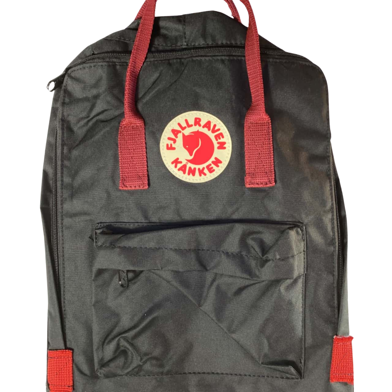 Fjallraven Unisex Kanken Backpack Black / Maroon (s)