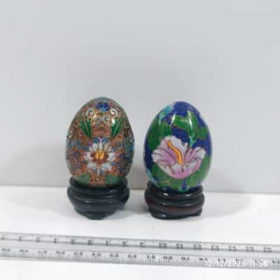 Egg Duo on Stands Art 