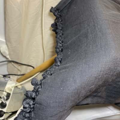 Mimco Womens  Black Scarf 3.8x0.9 m