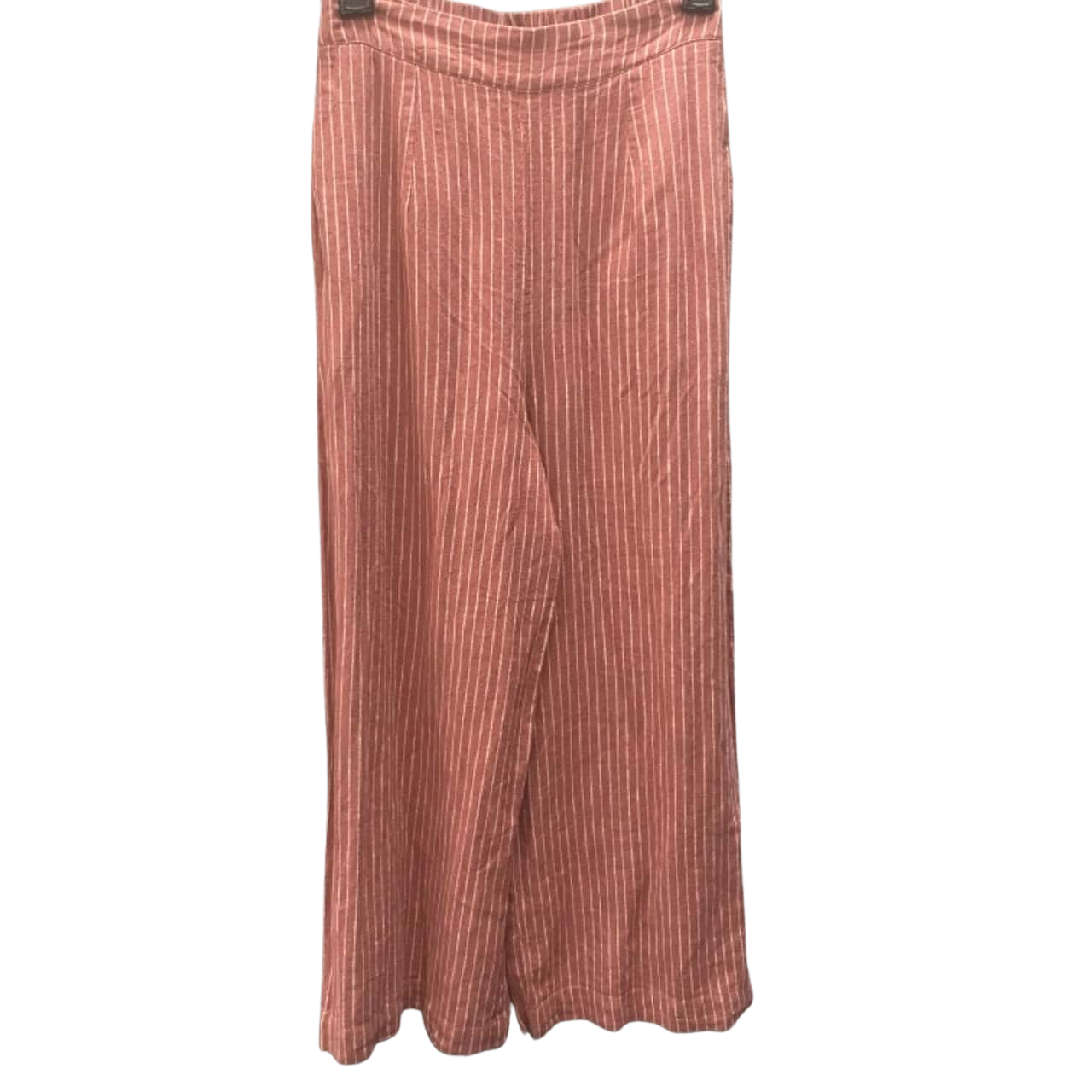 REDUCED TO 12 50 Sportsgirl Ladies Dusty Pink White Striped Linen Rich reduced-to-12-50-sportsgirl-ladies-dusty-pink-white-striped-linen-rich
