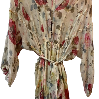 Zimmermann Womens Silk Playsuit Size 0 Floral 