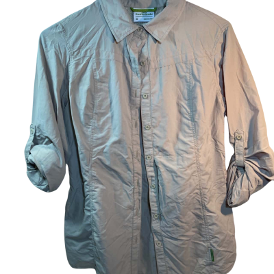 Kathmandu Womens  Size 10 Beige Long Sleeve 