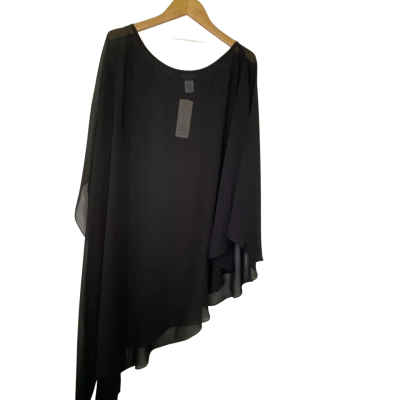 Philosophy Womens  Size One Size Short Sleeve Top Black  