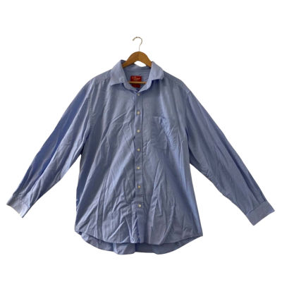 R.M. Williams The Bush Outfitter Regular Fit Men's Light Blue Long Sleeve Shirt Size XXL 
