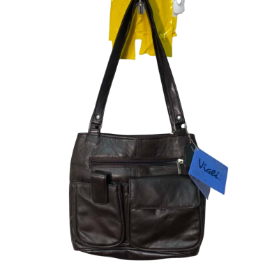 BNWT Viali Lambskin Leather Brown Handbag