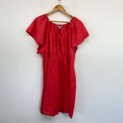 Jag Cherry Cotton Sundress  Size 16 