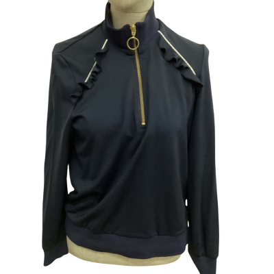  Baum Und Pfergarten  Size S Long Sleeve Top Navy Blue 