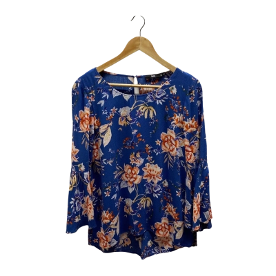 Sportsgirl Womens  Size 10 Blue Floral Top