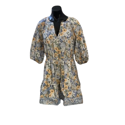 Dotti Womens  Size 10 Casual Dress Blue / Floral 