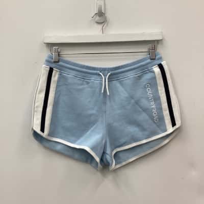 NEW - Country Road Teen Girl Seat Logo Short Pale Blue Size 16