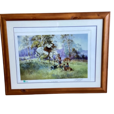 Darcy Doyle Signed Framed Print ‘Lost But Found’ 
