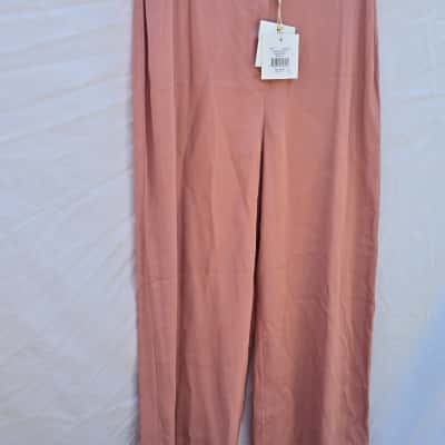 Sass & Bide Womens  Size 12 Wide Leg Pants Pink  