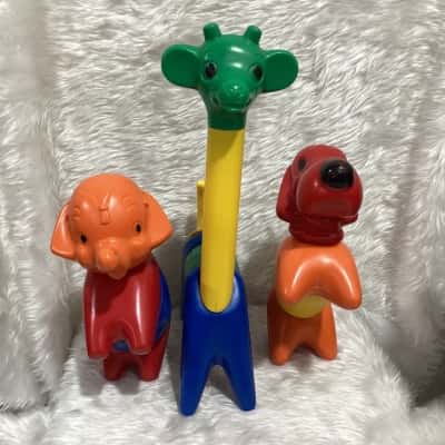 Vintage Tupperware Animal toys
