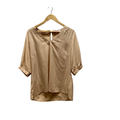 Serafina Womens  Size 16 Beige Top