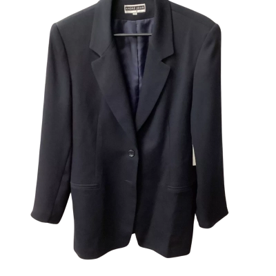  Womens  Vintage Size 16 Blazer Black  Ha