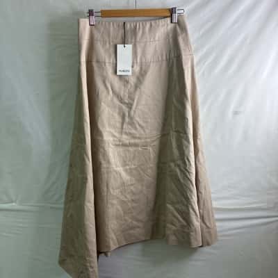 Maurie & Eve Womens  Size 10 Maxi Skirt Beige 