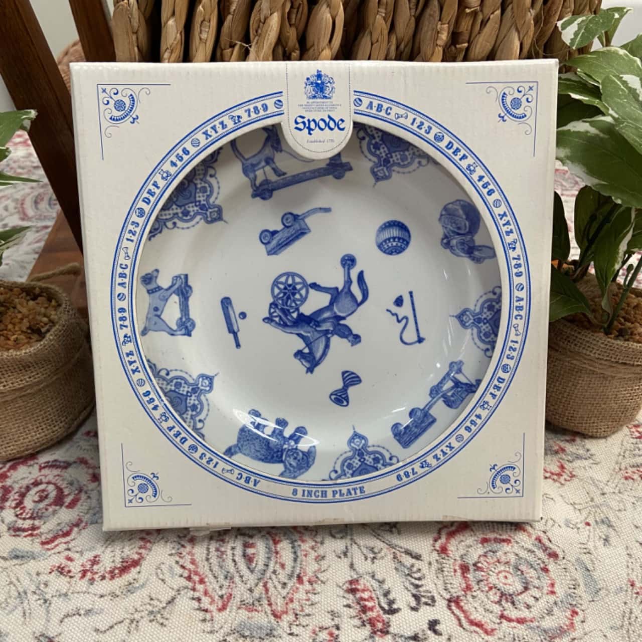 Spode 8 inch Imperialware Plate, The Edwardian Childhood