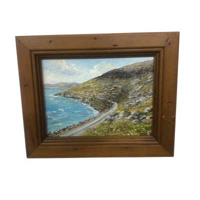 Geraldine O'Mahoney - 'Blackhead' The Burren, Co, Clare Framed Oil Painting
