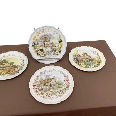 Royal Albert Bone China Plates - Cottage Garden Year 