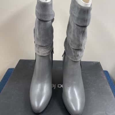 Diana Ferrari Womens  Size 8 Boots Grey 