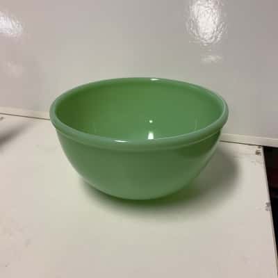 Fire king green mixing bowl
