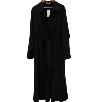 City Chic Women's Long Sleeves Dress Size 22 / XL Black RRP$140