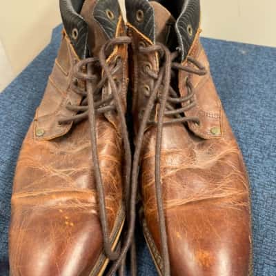 Wild Rhino Mens  Size 42 Boots Brown leather 
