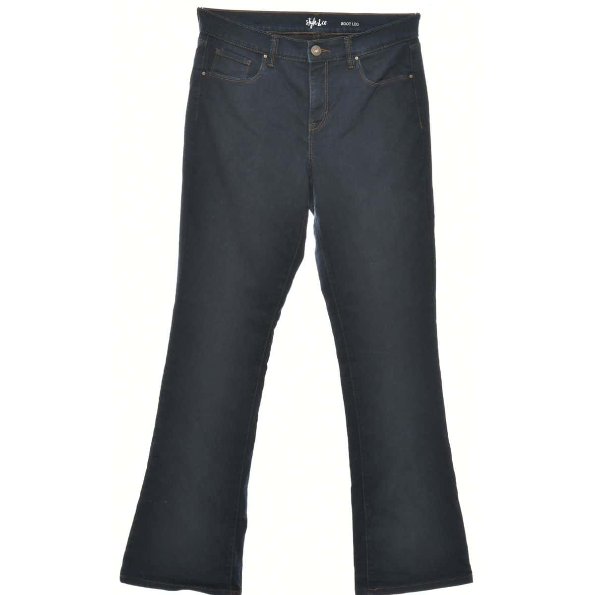 Style & Co Womens Size 12 Bootcut Jeans Blue (s)