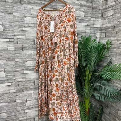 Boho Bird Womens  Size 22 Maxi Dress Floral / Multicoloured 